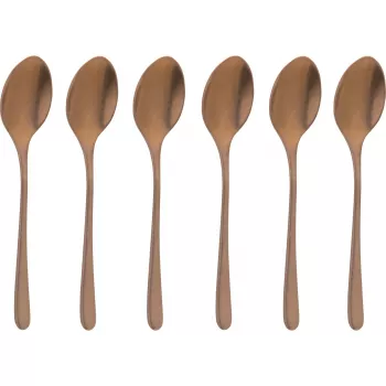 Set lingurițe espresso Sambonet Taste PVD 6 cupru antic