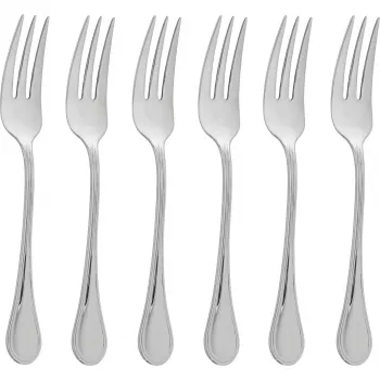 Set furculițe de tort Sambonet Royal Inox 6 - cutie cadou