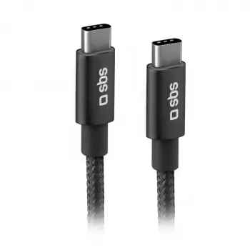 Cablu SBS TECABLETCC20BK USB-C la USB-C 25W Power Delivery 1,5m - gri