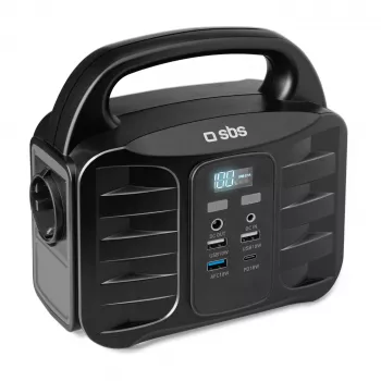 SBS stație de alimentare portabilă 150 W Fast Charge, negru (TEPOWST150W)