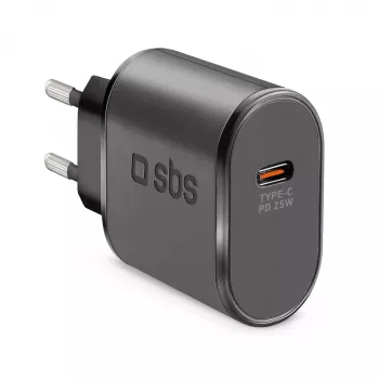 Încărcător de perete SBS TETR1CPD25 25W USB-C Power Delivery - negru