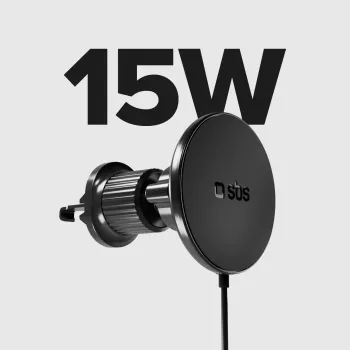 SBS MagSafe încărcător auto wireless magnetic 15 W, negru