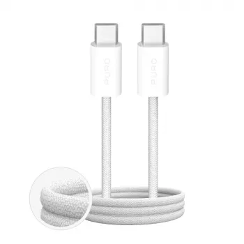 Cablu USB-C la USB-C Puro Fabrik 1m 100W negru