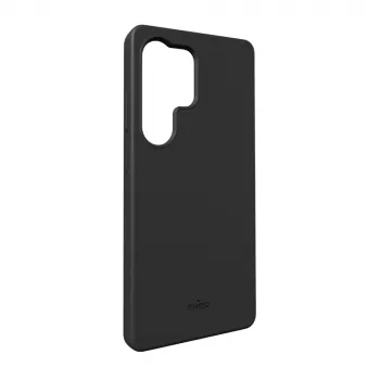 Husă spate Puro Icon Mag pentru Samsung Galaxy S25 Ultra, neagră, TPU/silicon, compatibilă MagSafe