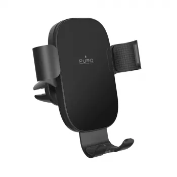 Suport auto pentru telefon Puro Gravity Air Vent - suport universal pentru smartphone - negru