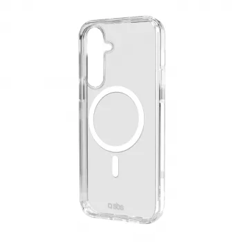 Husă SBS Light Mag cu MagSafe pentru Galaxy S25 transparentă