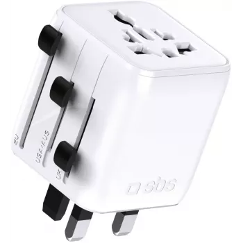 Adaptor universal de călătorie SBS TEADAPTUNI - alb