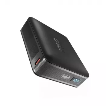 Baterie externă SBS HD 65W 20000mAh cu afișaj LCD - neagră