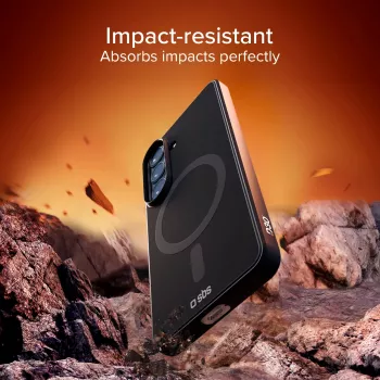 Husă SBS Full Active Case D3O pentru Samsung Galaxy S26 cu MagSafe - neagră