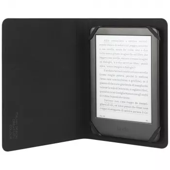 Husă folio TUCANO Lato pentru Amazon Kindle Paperwhite generația 6/7 - neagră