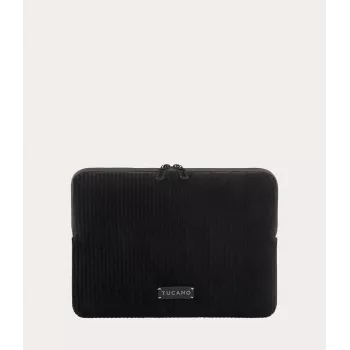 TUCANO Velluto 2 husă laptop pentru MacBook Air 13 (M4/M3/M2/M1/2025-2018) / Pro 13 / laptop 12, negru