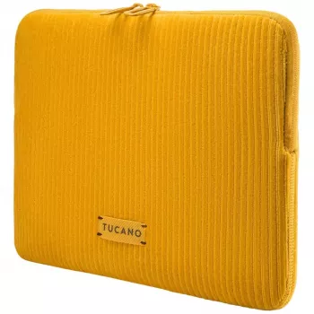 Husă laptop TUCANO Velluto 2 Sleeve 13 pentru MacBook Air/Pro 13 inch galbenă