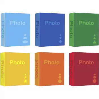 ZEP Basic Simplu Culori asortate 13x19 cm 300 fotografii Album de buzunar BS57300