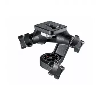 Cap de trepied 3D Junior cu 3 căi Manfrotto (negru, sarcină 4 kg)