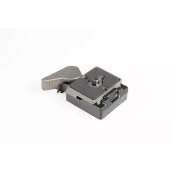 Adaptor cu eliberare rapidă Manfrotto 323 cu placă RC2 (200PL-14) - negru