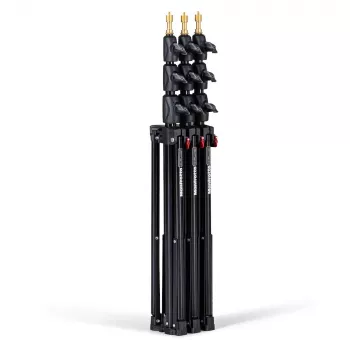 Set de 3 stative compacte pentru lumină Manfrotto 1051BAC cu geantă