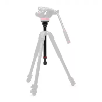 Treppiedi video Manfrotto 055 din aluminiu negru cu cap 502AH