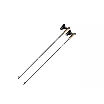 Bețe de nordic walking Gabel Stride X-5 - 120 cm, carbon, negru/roșu