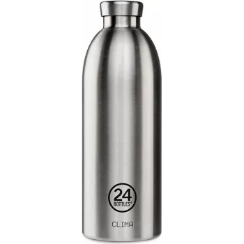 Sticlă termică 24Bottles Clima Bottle Brushed Steel 850 ml