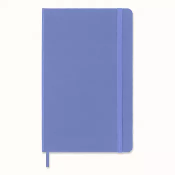 Caiet Moleskine Classic Notebook Hard Cover Large A5 fără linii Hydrangea Blue