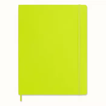 Caiet Moleskine Classic A4, liniat, Myrtle Green, cu copertă moale