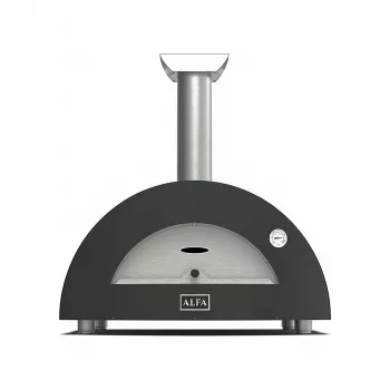 Cuptor de pizza pe lemne de exterior Alfa Forni Moderno 2 Pizze Wood Grey