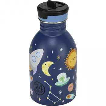 Sticlă pentru copii 24Bottles Space Friends, 250 ml