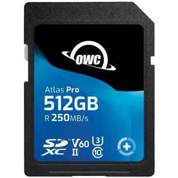 OWC Atlas Pro 512 GB SDXC UHS-II V60 Card media - SD (SDXC) capacitate extinsă