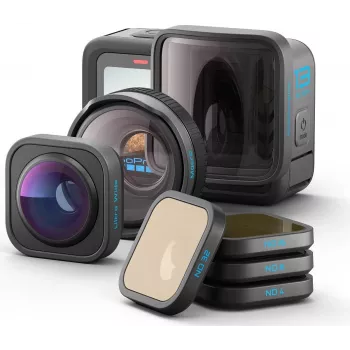 Cameră GoPro HERO13 Black+ HB Series Lens Collection - 27,6 MP - CMOS