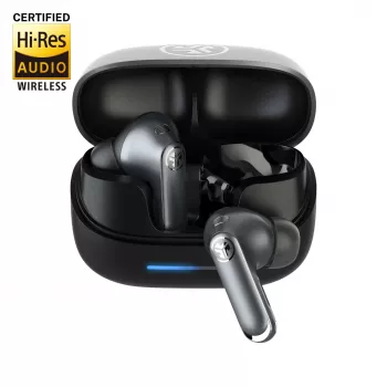 JLab Epic Pods ANC Căști true wireless cu anulare hibridă activă a zgomotului, Bluetooth 5.3, IP55, 50h autonomie, negru