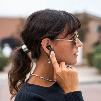 JLab Epic Pods ANC Căști true wireless cu anulare hibridă activă a zgomotului, Bluetooth 5.3, IP55, 50h autonomie, negru