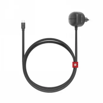 Twelve South PowerCord EU 30W Încărcător de perete USB-C cu cablu împletit de 1,2m (Slate)