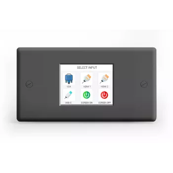 Panou tactil LCD Wyrestorm TS-280-EU de 2,8 inch, negru
