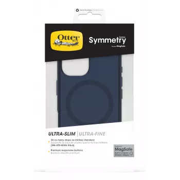 Husă OtterBox Symmetry Clear MagSafe pentru iPhone 16, Blue Bear (albastru)