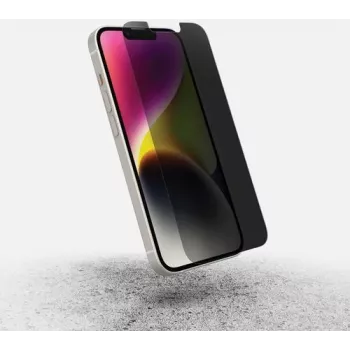 Folie de protecție ecran din sticlă Premium Pro OtterBox cu filtru antimicrobian și de confidențialitate pentru iPhone 13/14