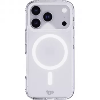 Husă Tech21 EvoClear MagSafe pentru iPhone 17 Pro, transparentă – protecție la cădere de 3,6m