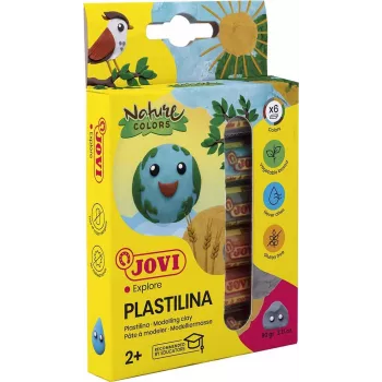JOVI Plastilina pastă de modelat culori asortate 6 x 15 g