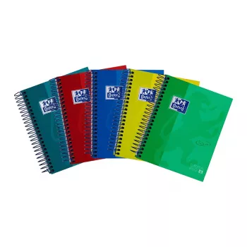Oxford College Block European Book Touch A6 cu pătrățele 120 file 90 g/m² Optik Paper