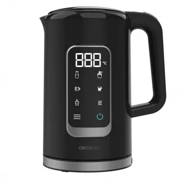 Cecotec ThermoSense 500 Touch Electric Kettle, 1.7 L, 2200 W, Black