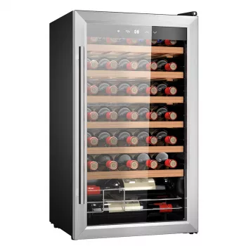 Vinotecă cu compresor CECOTEC Bolero GrandSommelier 34030 Inox, 34 sticle