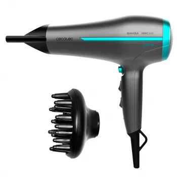 Cecotec Bamba IoniCare 5200 Aura Black Hair Dryer with Ions