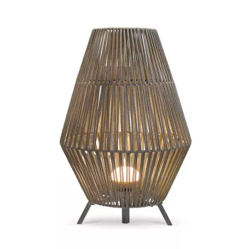 Lampă de podea LED cu acumulator NewGarden Conta 70 Gri Taupe