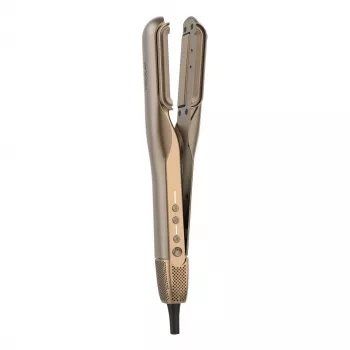 Placă de întins părul și uscător Cecotec AirLisse 2 în 1 ForceDry Duo, negru/auriu roz