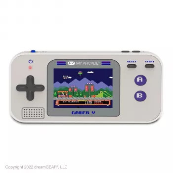 Consolă portabilă de gaming dreamGEAR My Arcade Gamer V Classic 220 jocuri gri violet