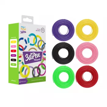 Myfirst Filament PLA 6x5m 1,75mm Warm Colors pentru 3D Pen FP8001AC-WC01