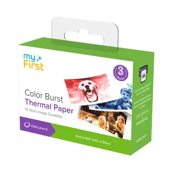 Hârtie termică MYFIRST Thermal Paper Color Burst