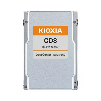 SSD Kioxia CD8-V Series KCD81VUG12T8 12,8 TB, 2,5 inch U.2 (15 mm) NVMe Gen4, data center mixed-use, 3 DWPD