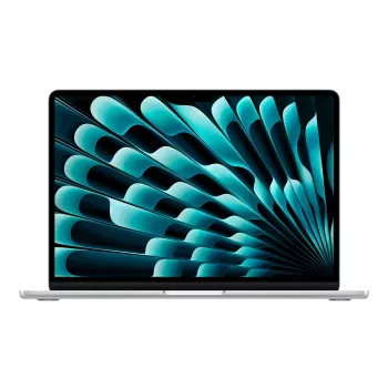 Apple MacBook Air 15 M5 argintiu, M5 10-Core CPU, 10-Core GPU, 24 GB RAM, 1 TB SSD, tastatură germană, adaptor de alimentare dual USB-C 35W