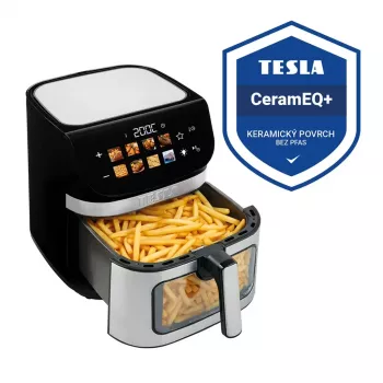 Friteuză cu aer cald TESLA AirCook DualHeat QD73 XXL 9 L