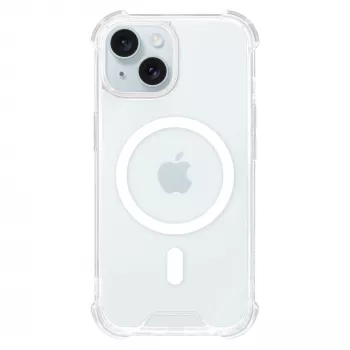 Husă spate Tactical MagForce Plyo pentru iPhone 15, transparentă